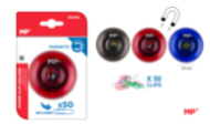 PORTACLIP MAGNETICO REDONDO+50CLIPS COLOR